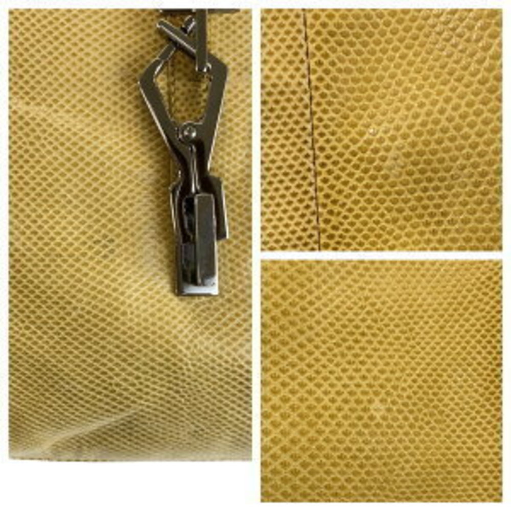 Gucci Jackie Beige Python Shoulder Bag - image 8